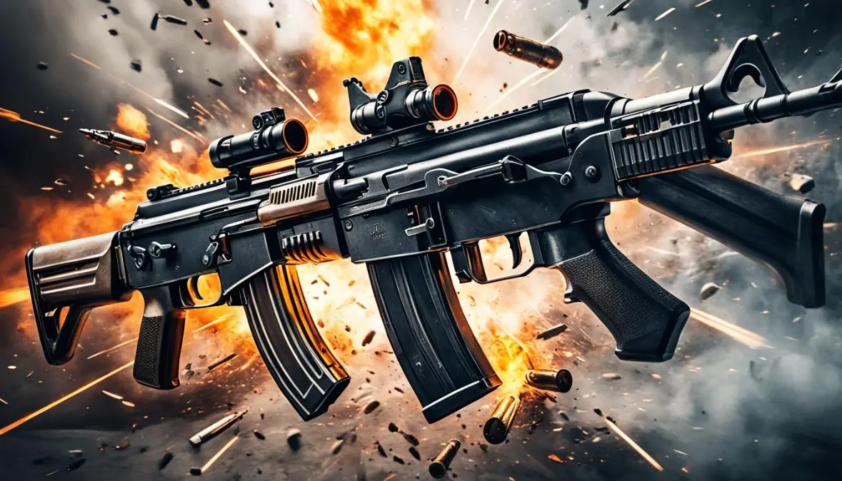 Tips Free Fire: Senjata AK47 vs M16A4 Damage Tersakit Booyah