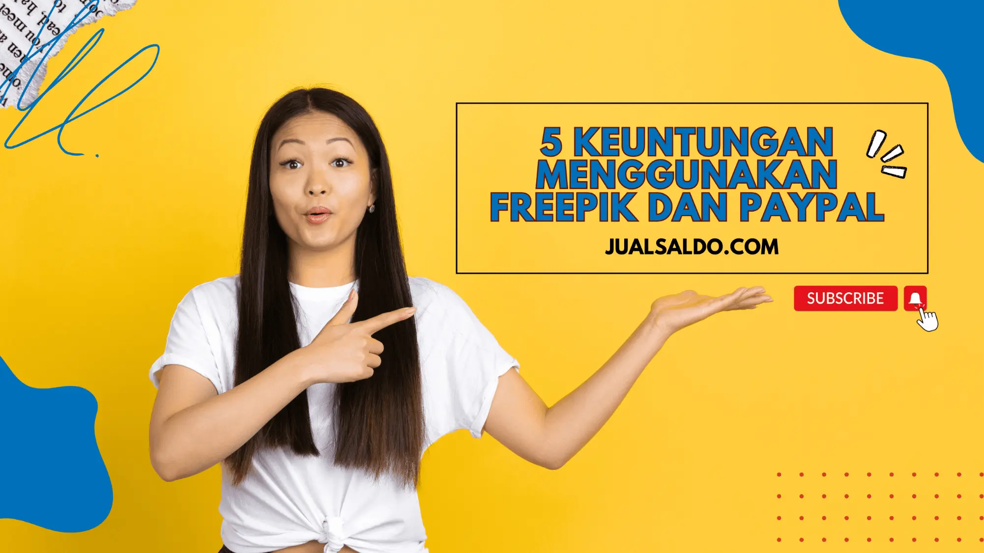 Bayar Freepik Premium via PayPal: Vektor & Aset Desain