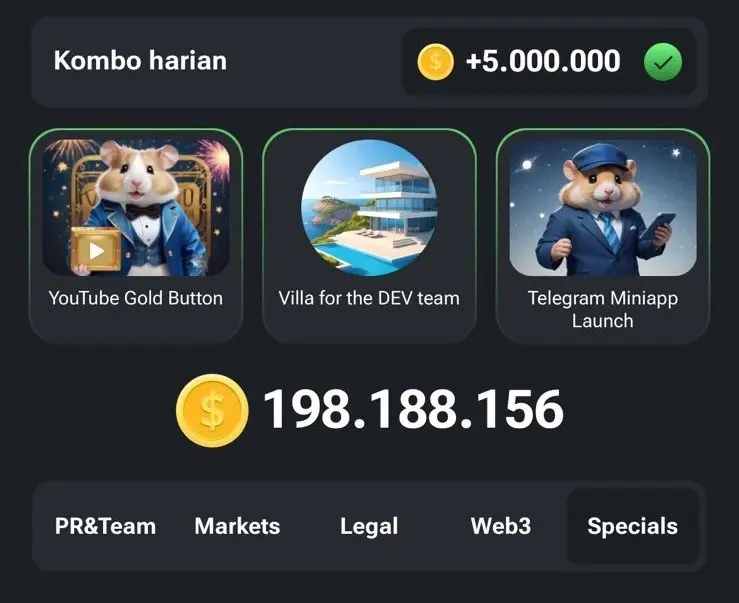 Hamster Kombat: Daily Cipher & Combo Viral Jadi Sensasi