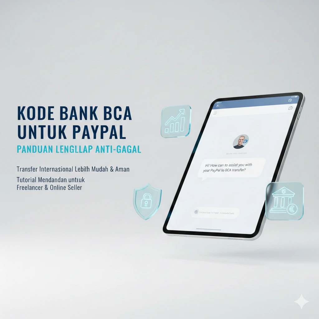 Cara Tarik Saldo PayPal ke BCA: Kode, Biaya & Kurs Hari Ini