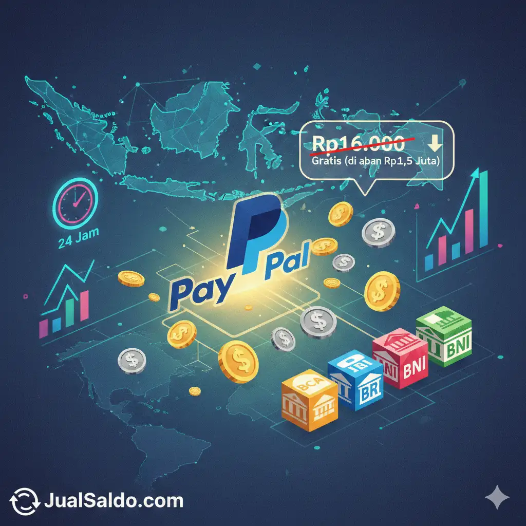 Cara Tarik Saldo PayPal ke Bank Lokal Kurs Rupiah Hari Ini